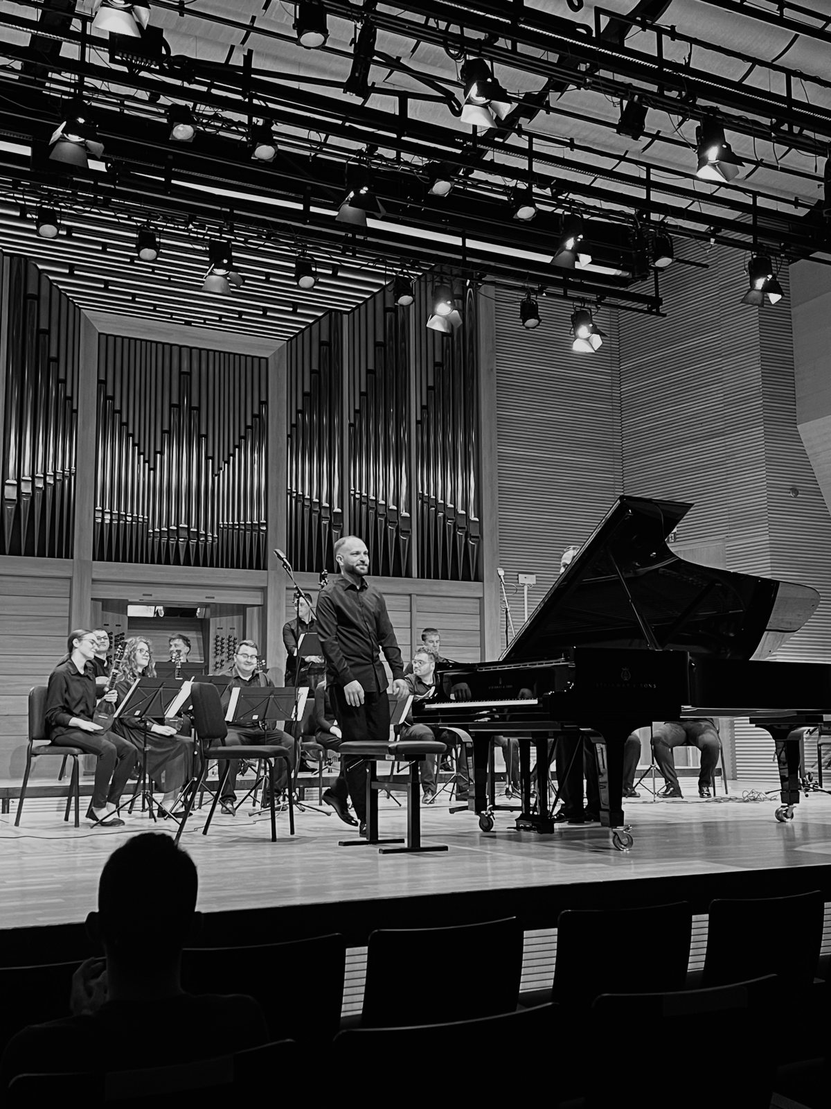 Božidar Vlašić pred orkestrom